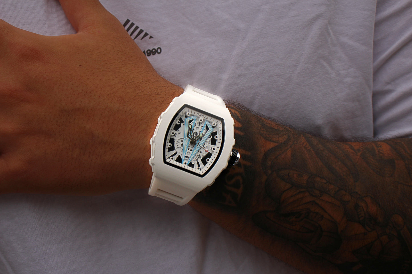reloj richard millie blanco
