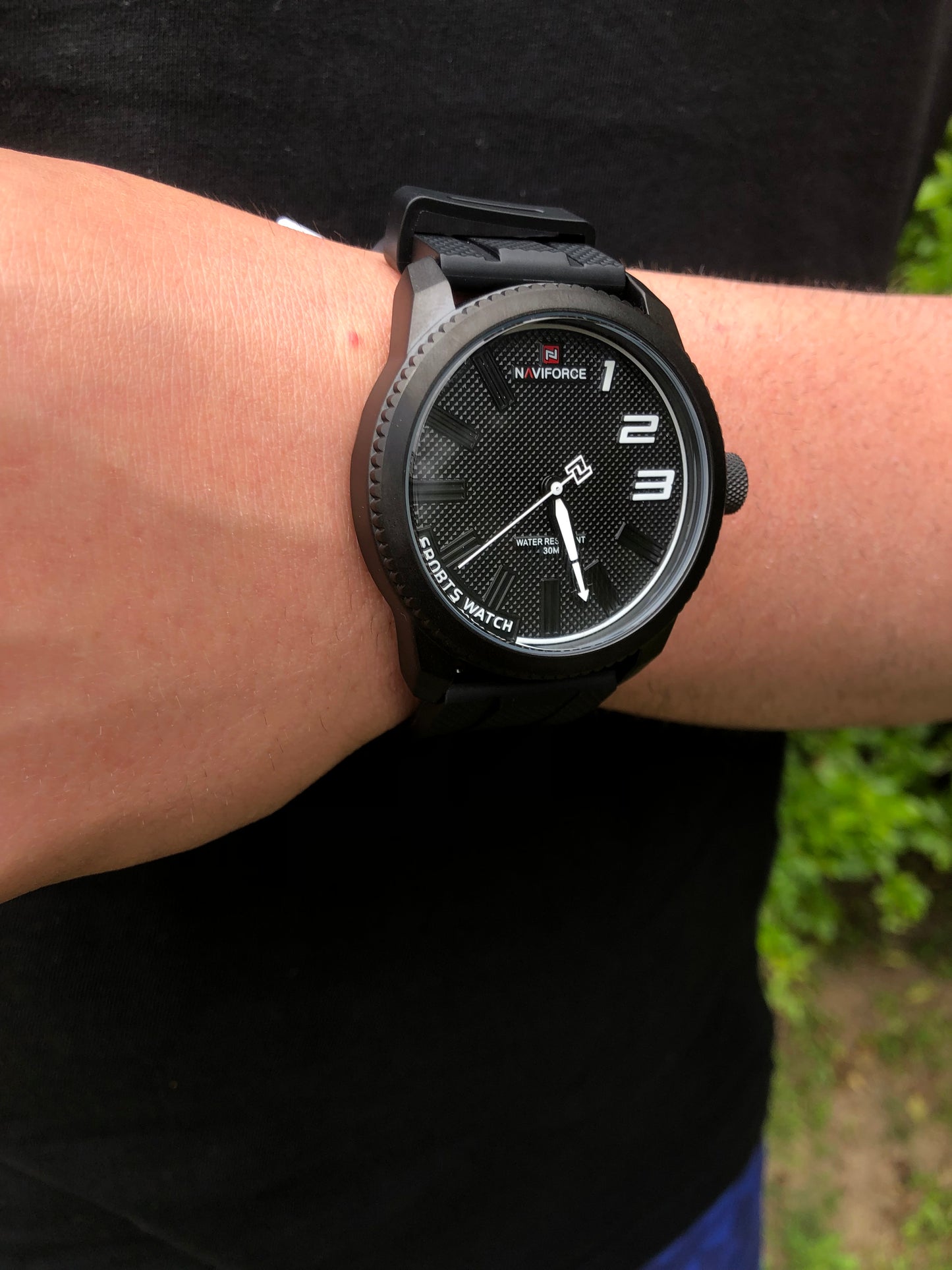 Naviforce silicona Negro