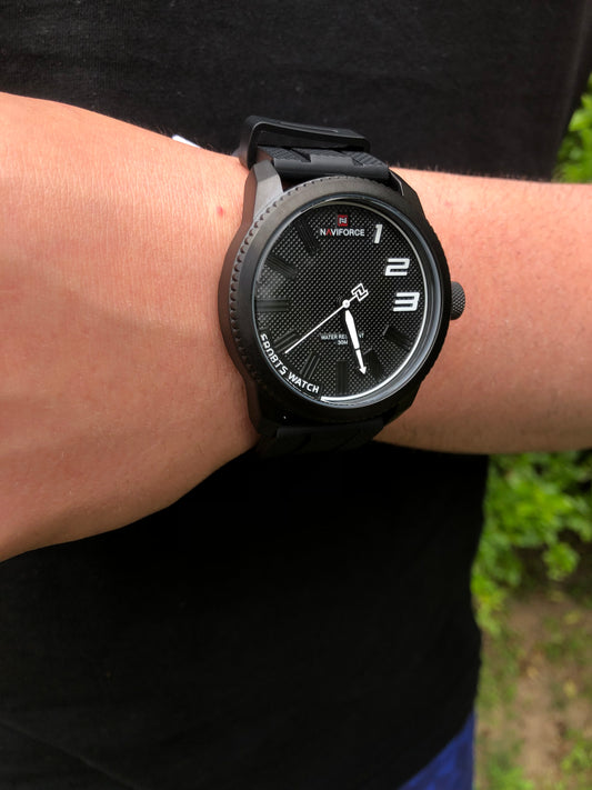 Naviforce silicona Negro