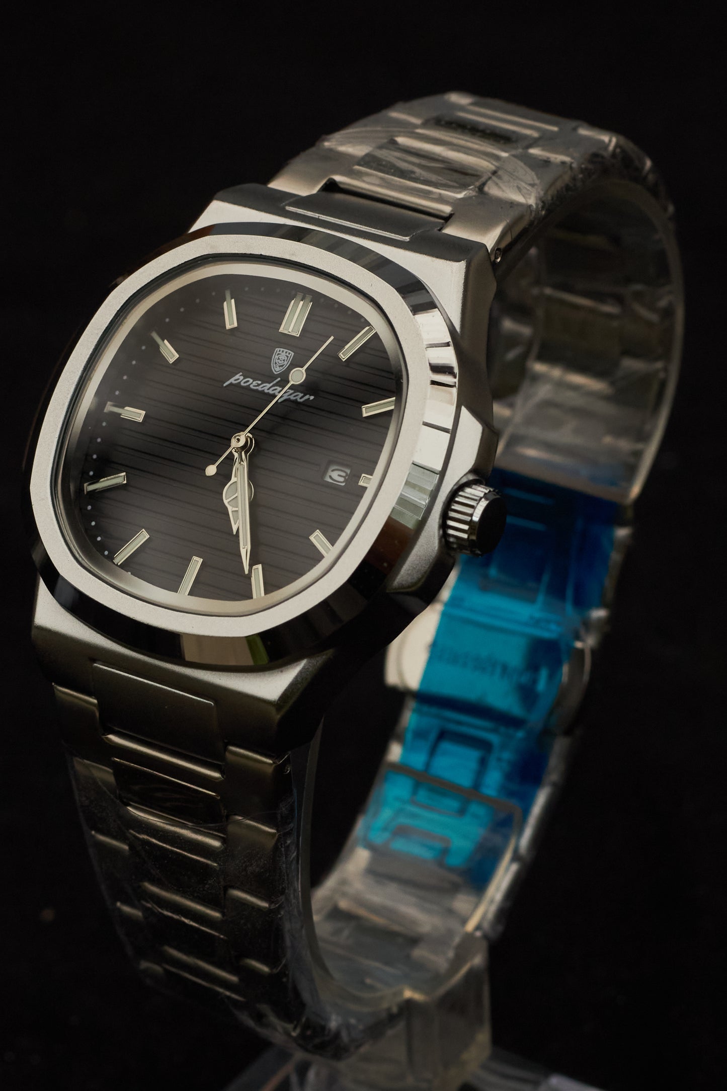 Poedagar cuadrado Negro