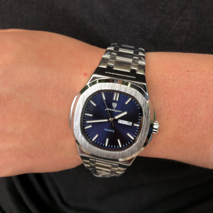 Poedagar cara azul metálica