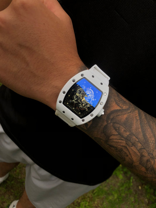 Reloj RM blanco Cara Negra