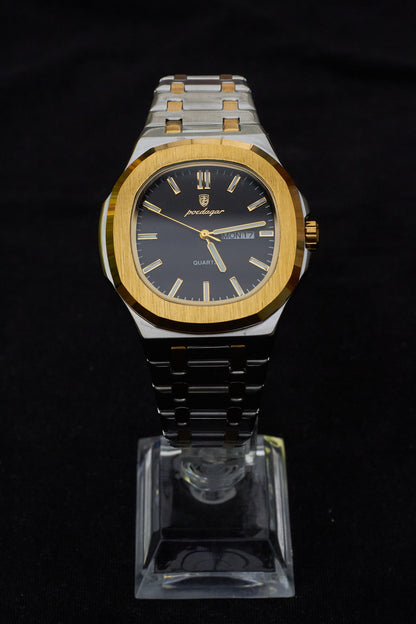 Poedagar cara negra detalles en dorado