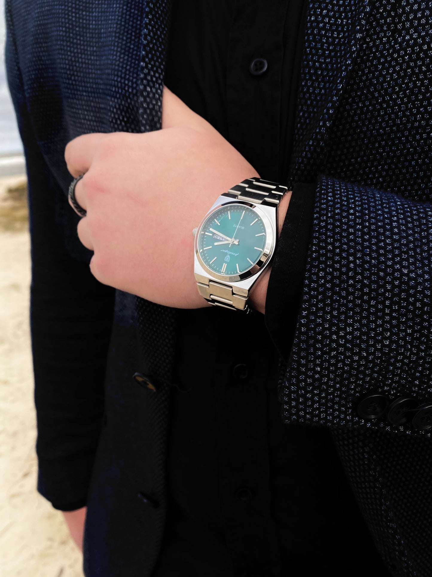 Reloj Poedagar Fondo Verde